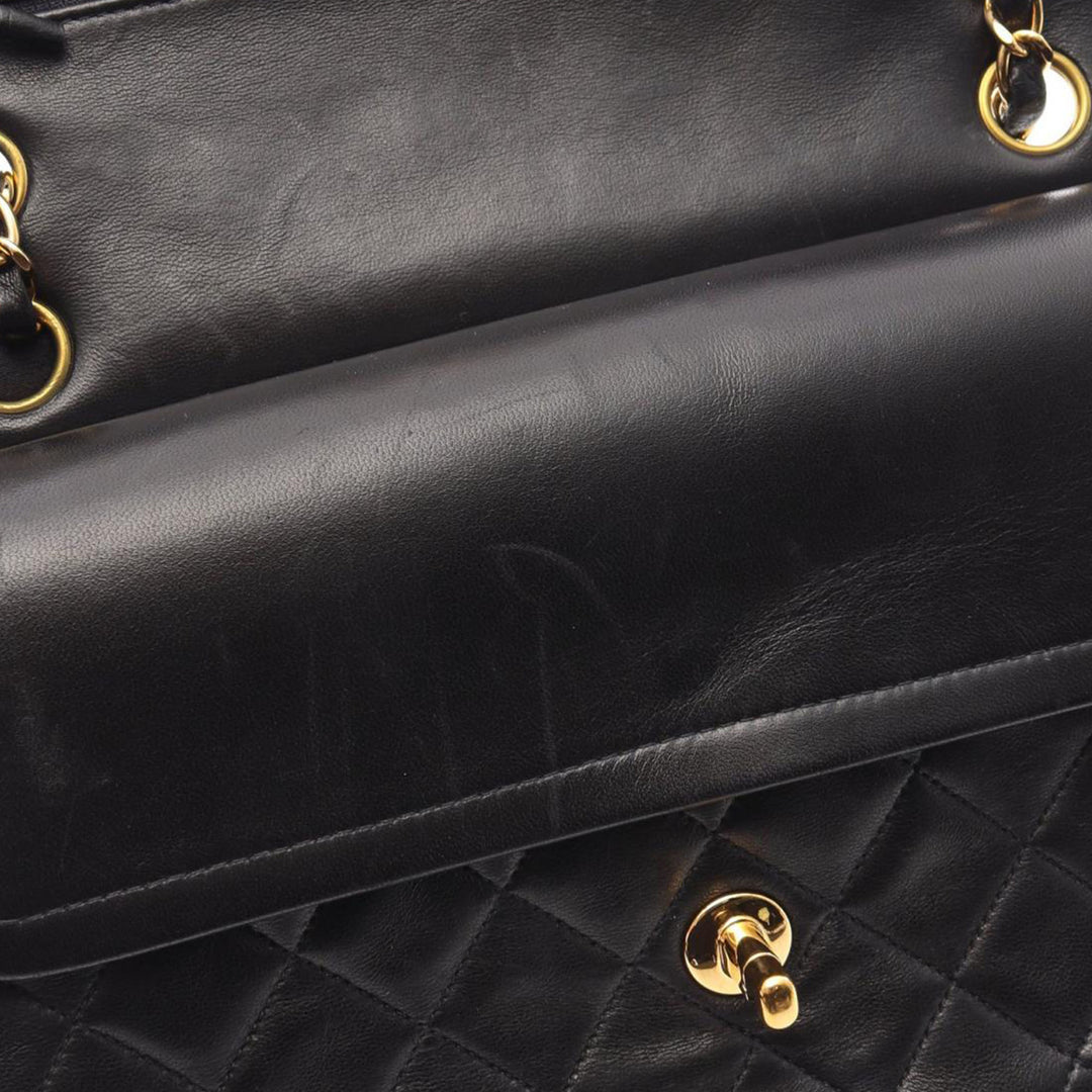 Chanel Medium Classic Cuir d’agneau Double rabat