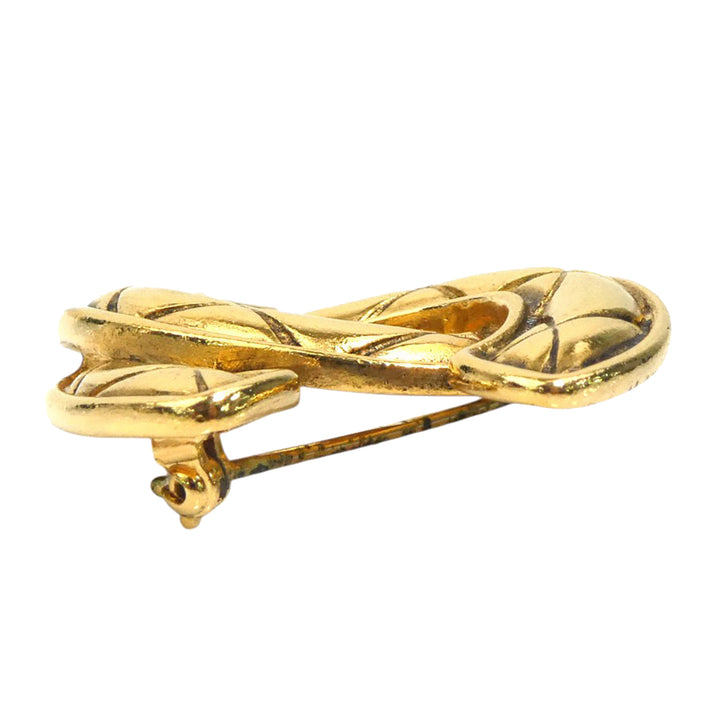 Chanel CC plaqué Matelassé Broche Doré – vue 5 – GABY PARIS