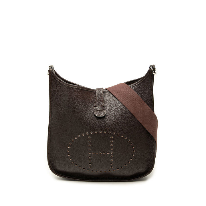 Hermès Evelyne I GM Clémence Marron – vue principale – GABY PARIS