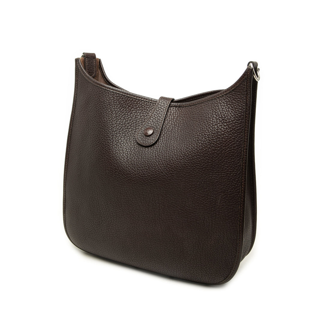 Hermès Evelyne I GM Clémence Marron – vue 2 – GABY PARIS
