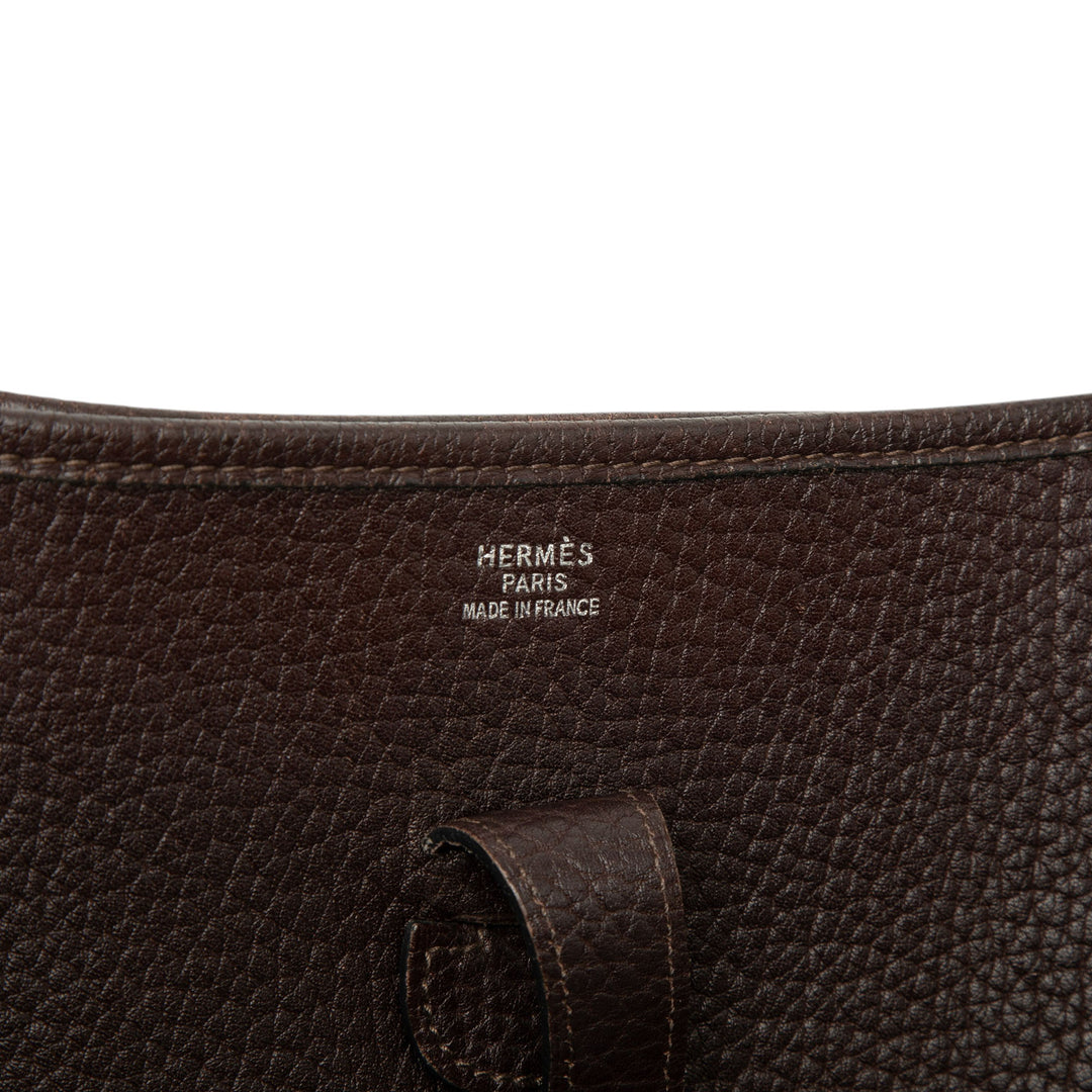 Hermès Evelyne I GM Clémence Marron – vue 5 – GABY PARIS