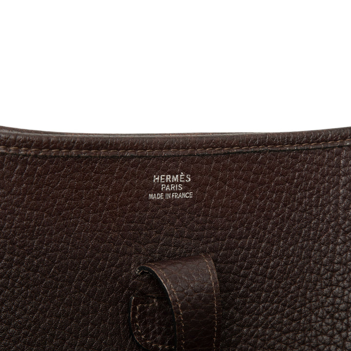 Hermès Evelyne I GM Clémence Marron – vue 5 – GABY PARIS