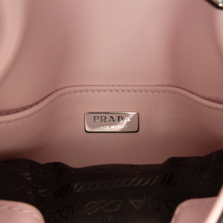 Prada Sac porté épaule Spazzolato Cleo à rabat Rose – vue 5 – GABY PARIS