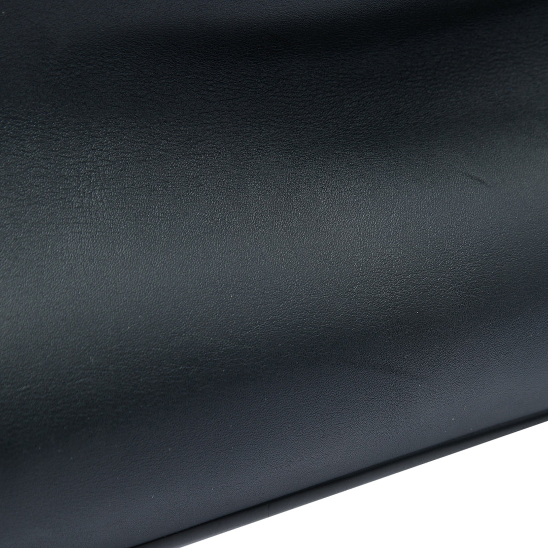 City Veau Double Push Lock Business Sac Noir