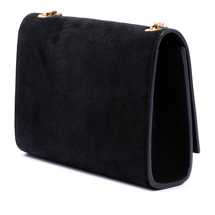 Saint Laurent Palm Tree Classic Kate Sac Petit Daim