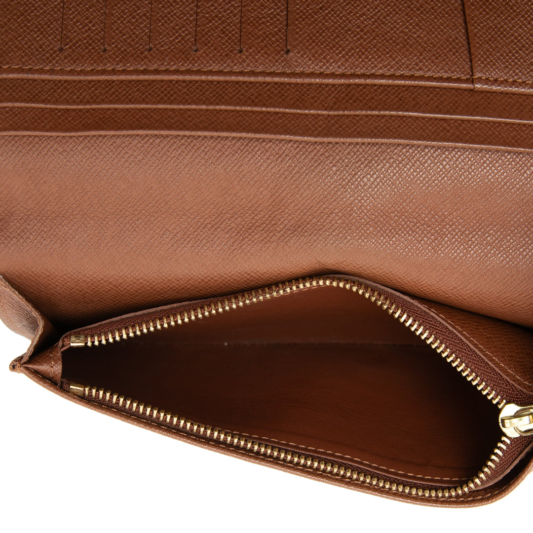 Louis Vuitton Monogram Brazza Portefeuille long