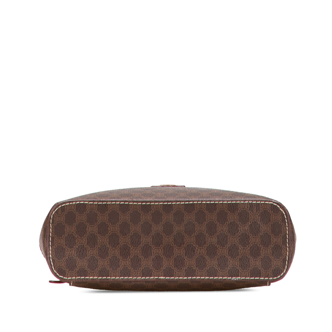 Macadam Coated Canvas Vanity Bag Brown - Gaby Paris