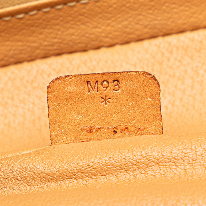 Macadam Coated Canvas Vanity Bag Brown - Gaby Paris