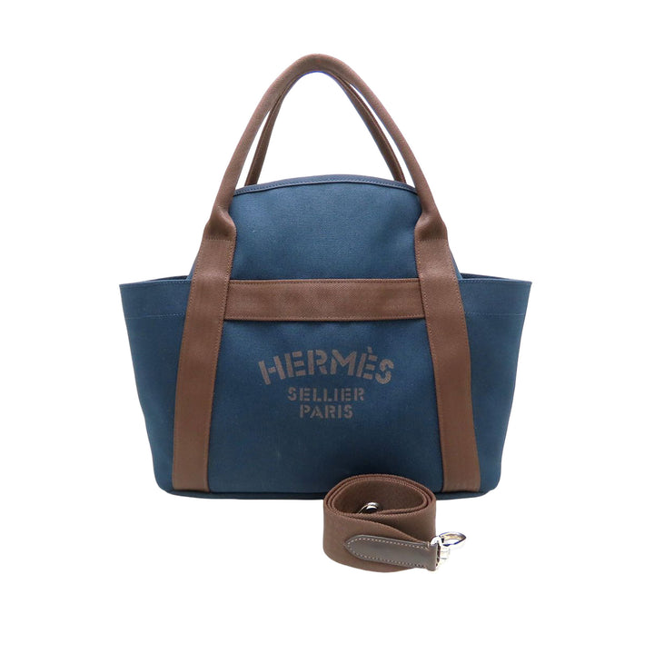 Hermès Toile Sac de Pansage Grooming Sac