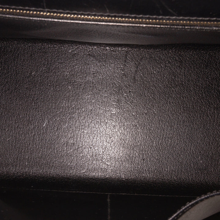 Box Calf Kelly II Sellier 32 Black - Gaby Paris