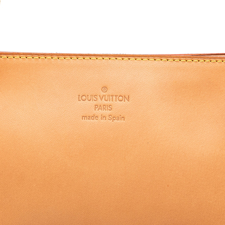 Louis Vuitton Pochette Vachetta Ambre Cabas Marron – vue 5 – GABY PARIS