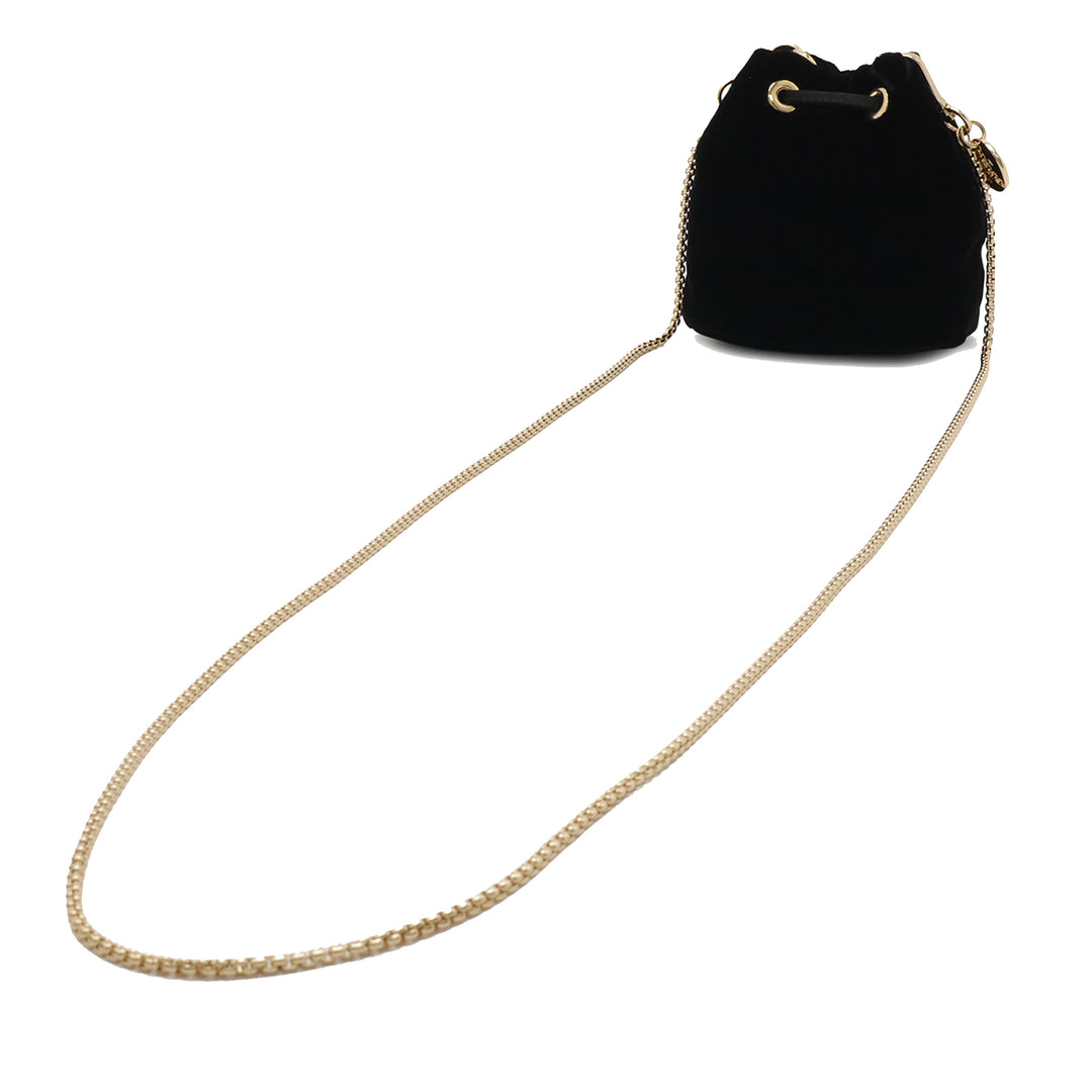 Prada Mini Velluto Drawstring Pochette