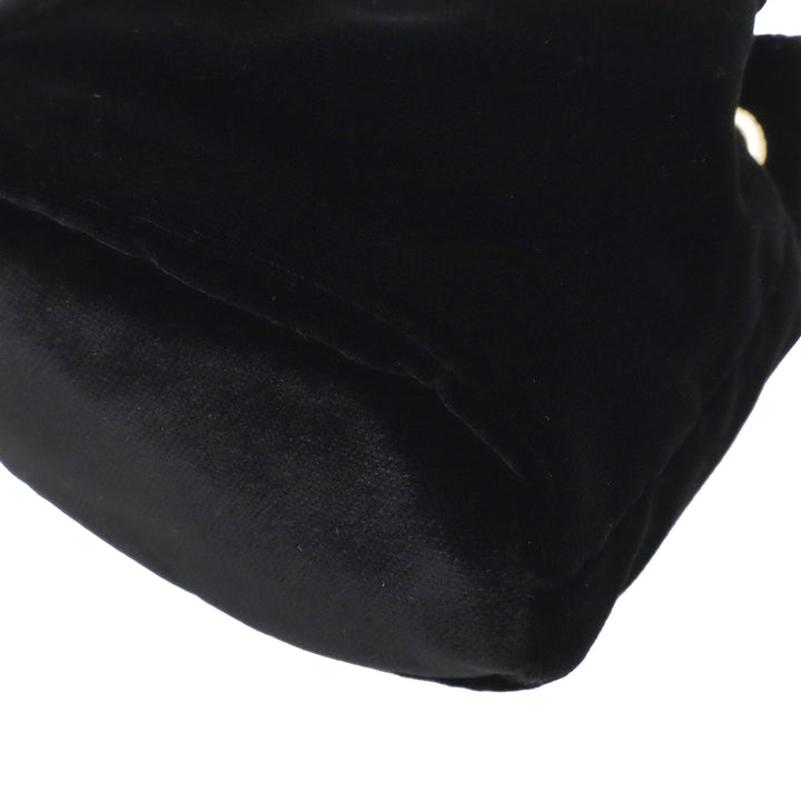 Prada Mini Velluto Drawstring Pochette