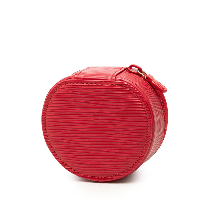 Louis Vuitton Ecrin Bijoux Travel Jewelry Étui Épi Rouge – vue 2 – GABY PARIS