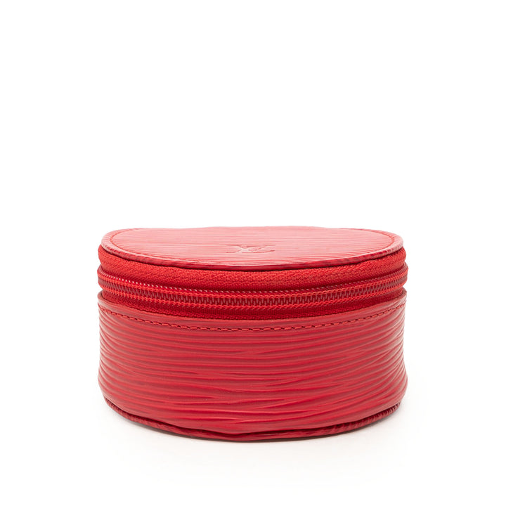 Louis Vuitton Ecrin Bijoux Travel Jewelry Étui Épi Rouge – vue 3 – GABY PARIS