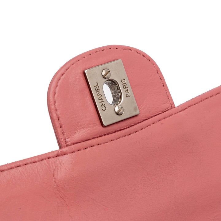 Medium New Travel Line Nylon Single Flap Pink - Gaby Paris