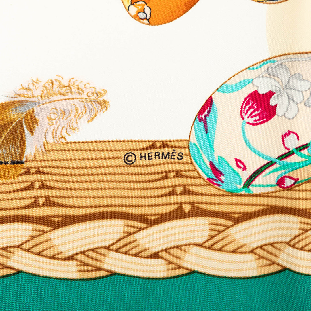 Hermès Couvee d Hermes Foulard 90 Soie