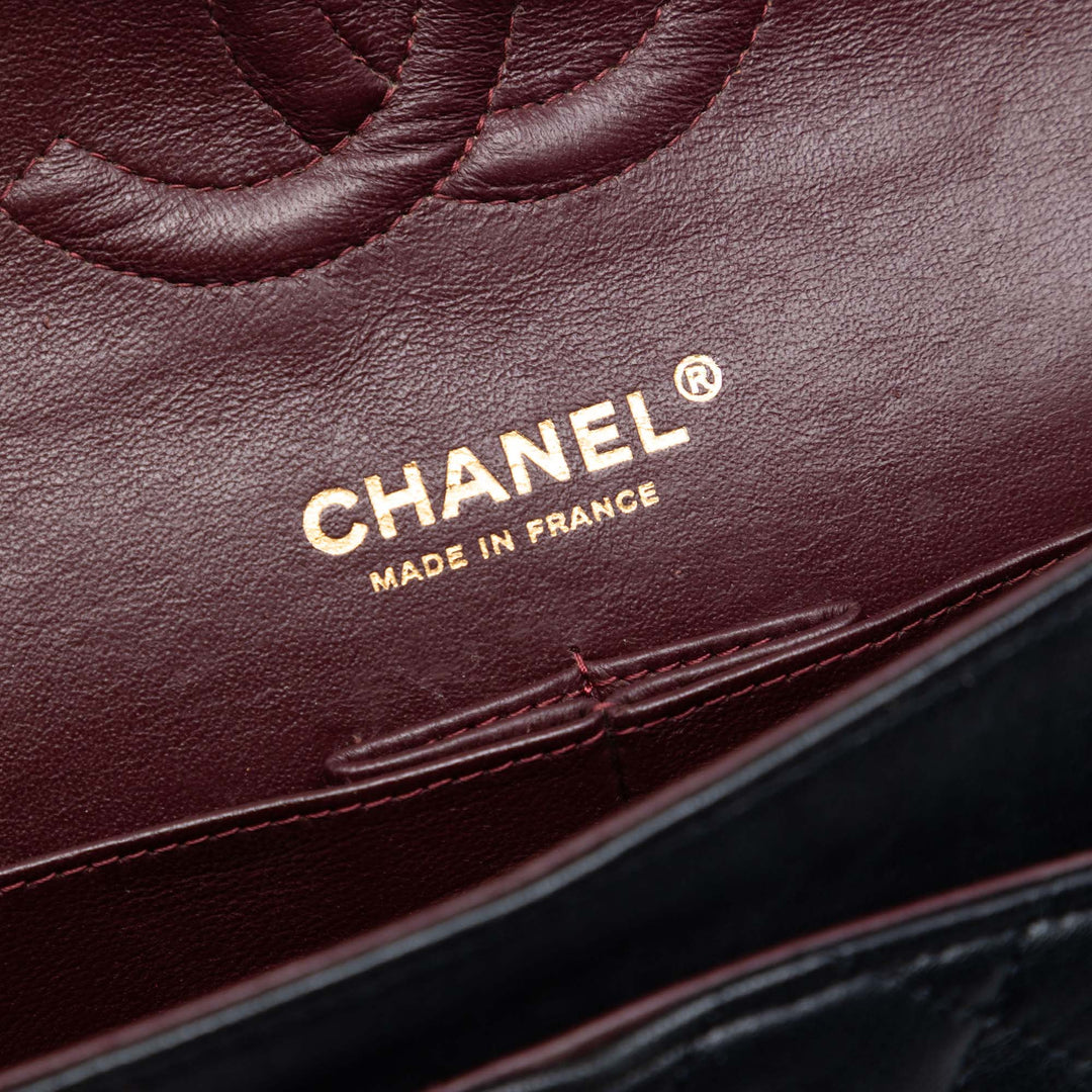 Chanel Medium Classic Cuir d’agneau Double rabat