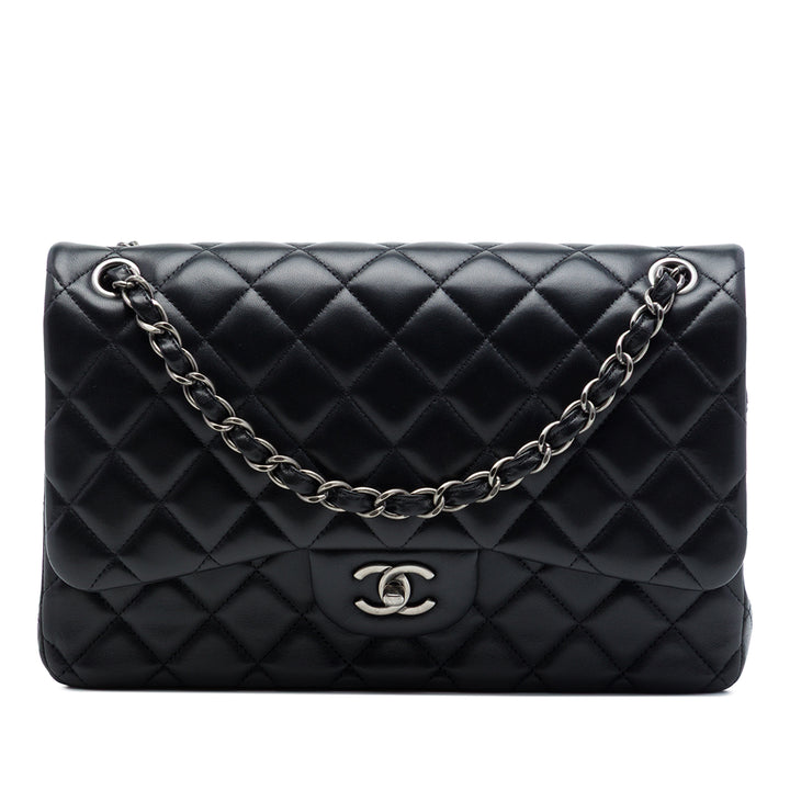 Chanel Jumbo Classic Cuir d'agneau Double rabat