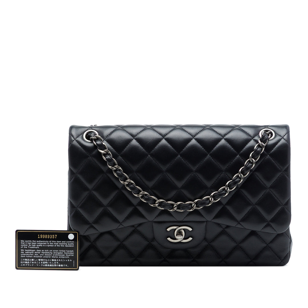 Chanel Jumbo Classic Cuir d'agneau Double rabat
