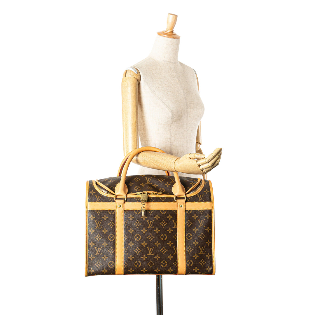 Monogram Sac Chien Pet Carrier 40 Brown - Gaby Paris