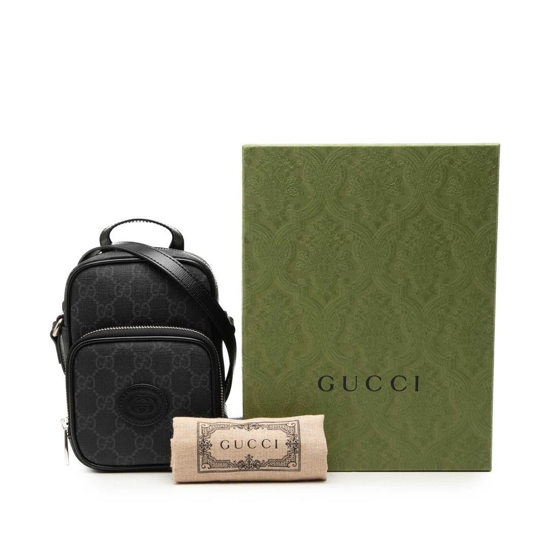 Interlocking G Sac Mini GG Supreme Noir