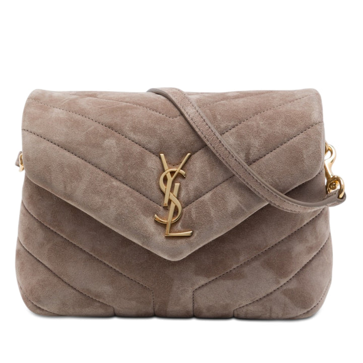Saint Laurent Toy Matelasse Daim Monogram LouLou Sac porté croisé
