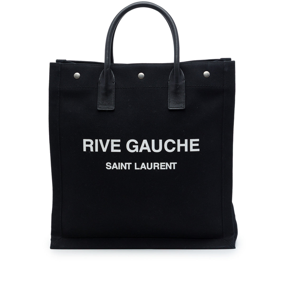Saint Laurent Rive Gauche North South Cabas Noir