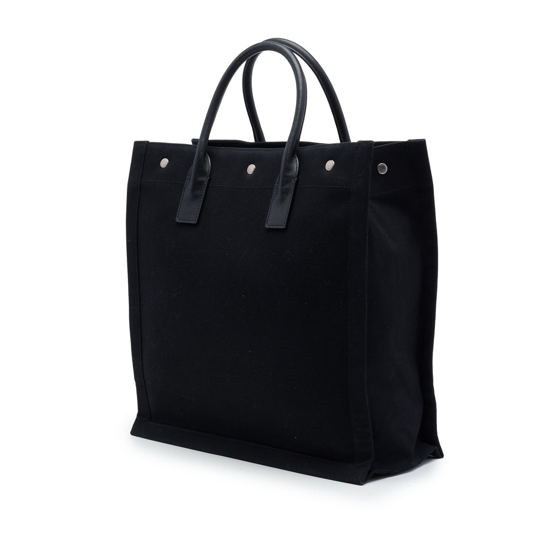 Saint Laurent Rive Gauche North South Cabas Noir