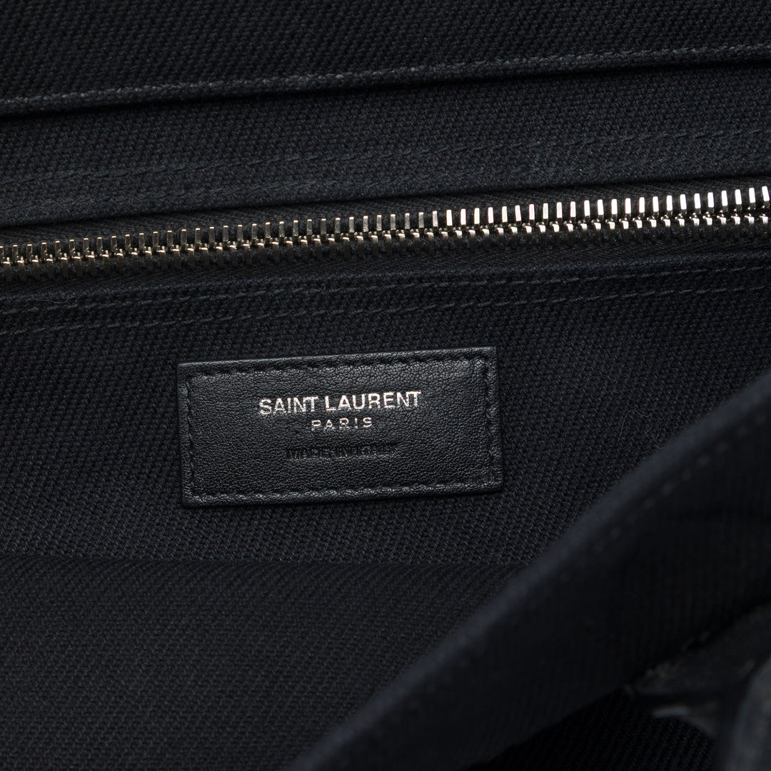 Saint Laurent Rive Gauche North South Cabas Noir