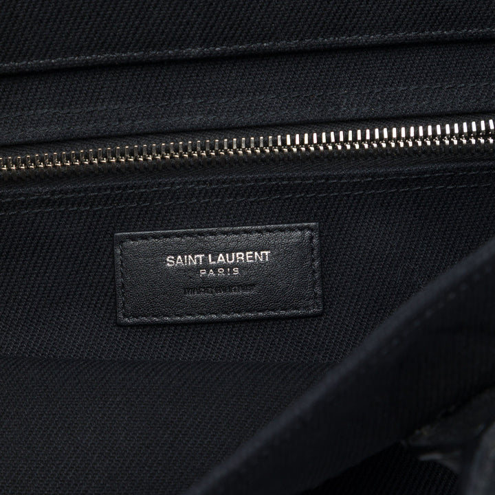Saint Laurent Rive Gauche North South Cabas Noir