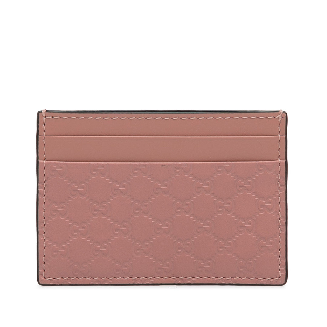 Guccissima Card Holder Pink - Gaby Paris