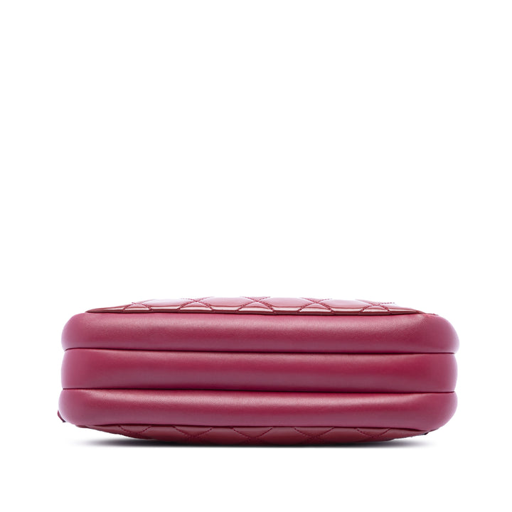 Matelassé CC Crown Double Zippé Sac Rouge