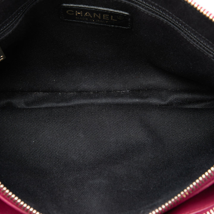Matelassé CC Crown Double Zippé Sac Rouge
