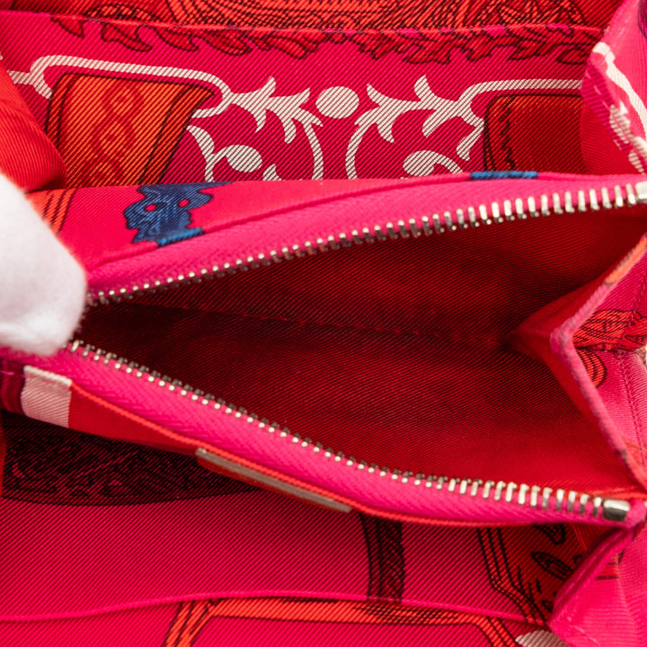 Hermès Epsom Soie In Compact Portefeuille