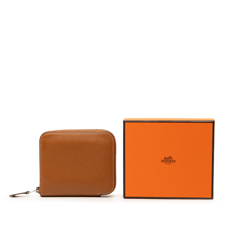 Hermès Epsom Soie In Compact Portefeuille