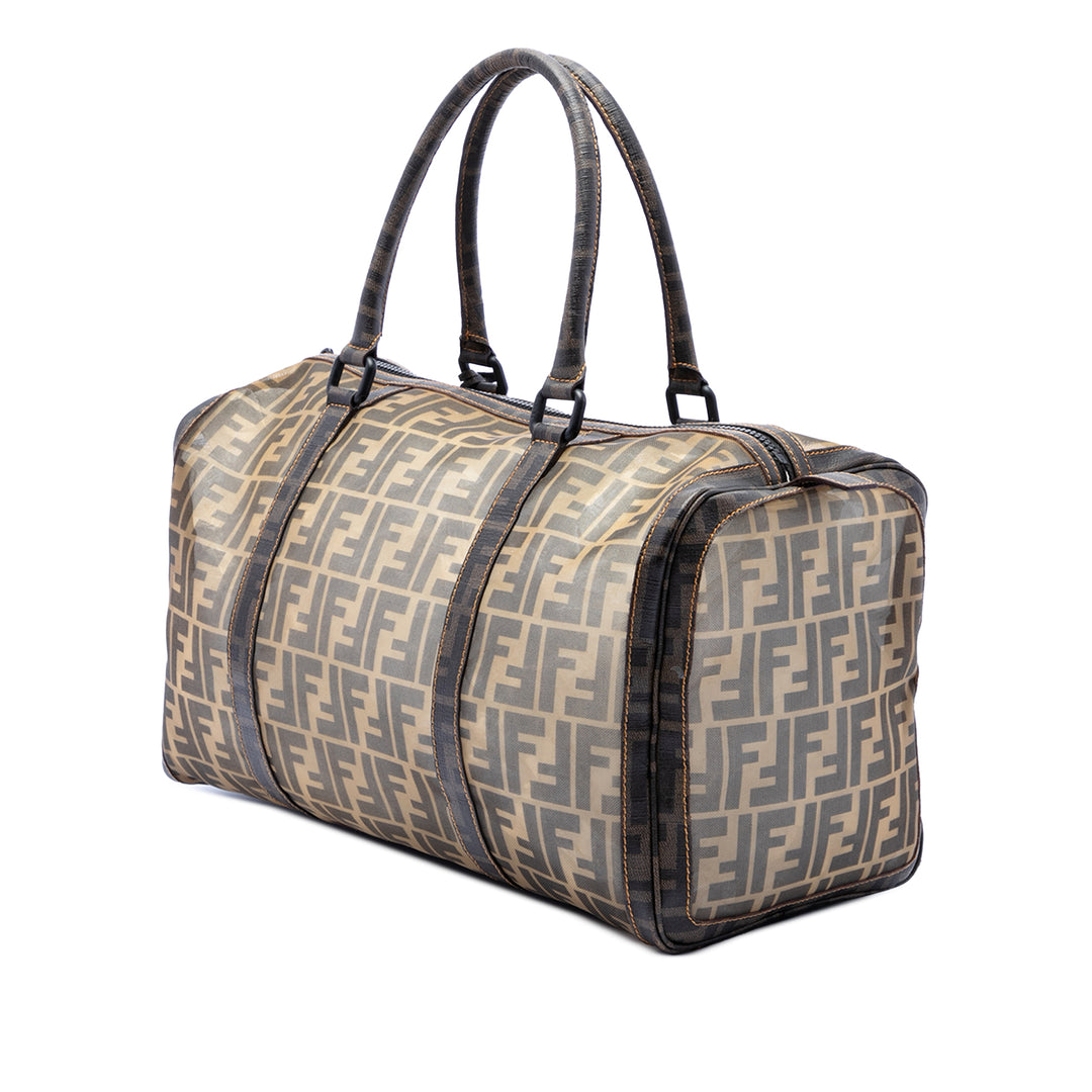 Fendi Large Zucca Mesh Boston Sac