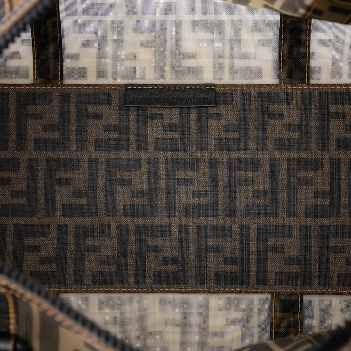 Fendi Large Zucca Mesh Boston Sac