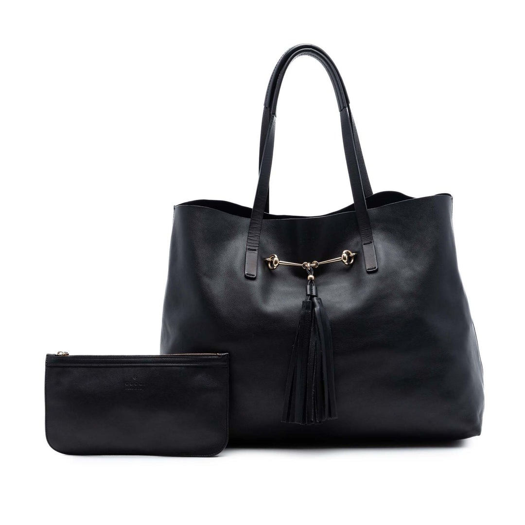 Gucci Medium Cuir de veau Park Avenue Horsebit Cabas