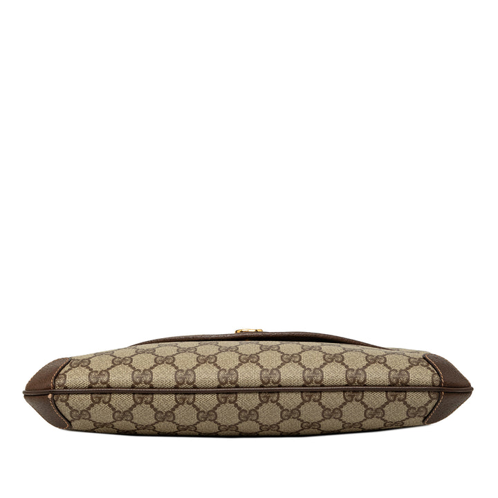 à rabat Pochette GG Supreme Beige