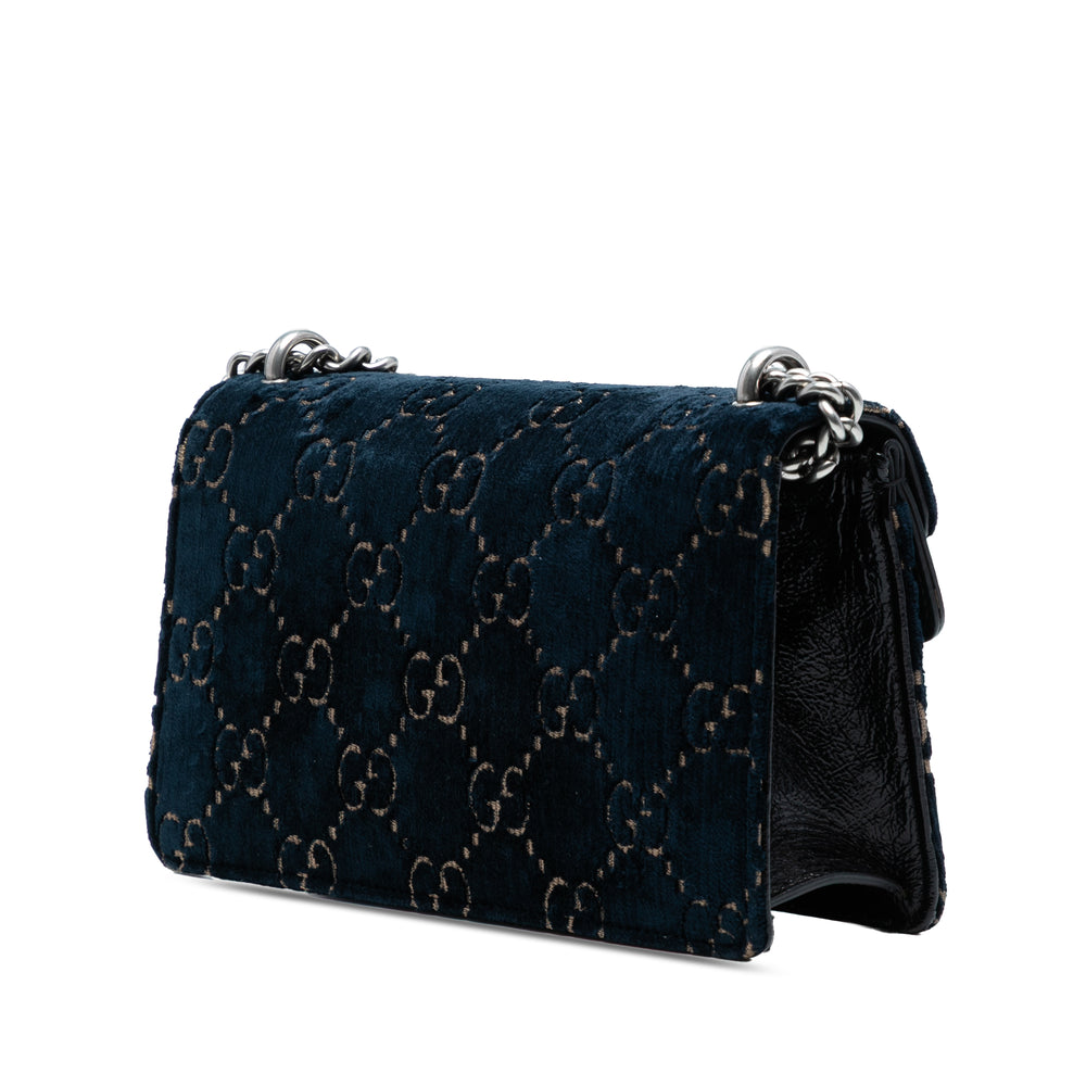 Gucci Medium GG Velours Dionysus Sac porté croisé Bleu – GABY PARIS Authentique