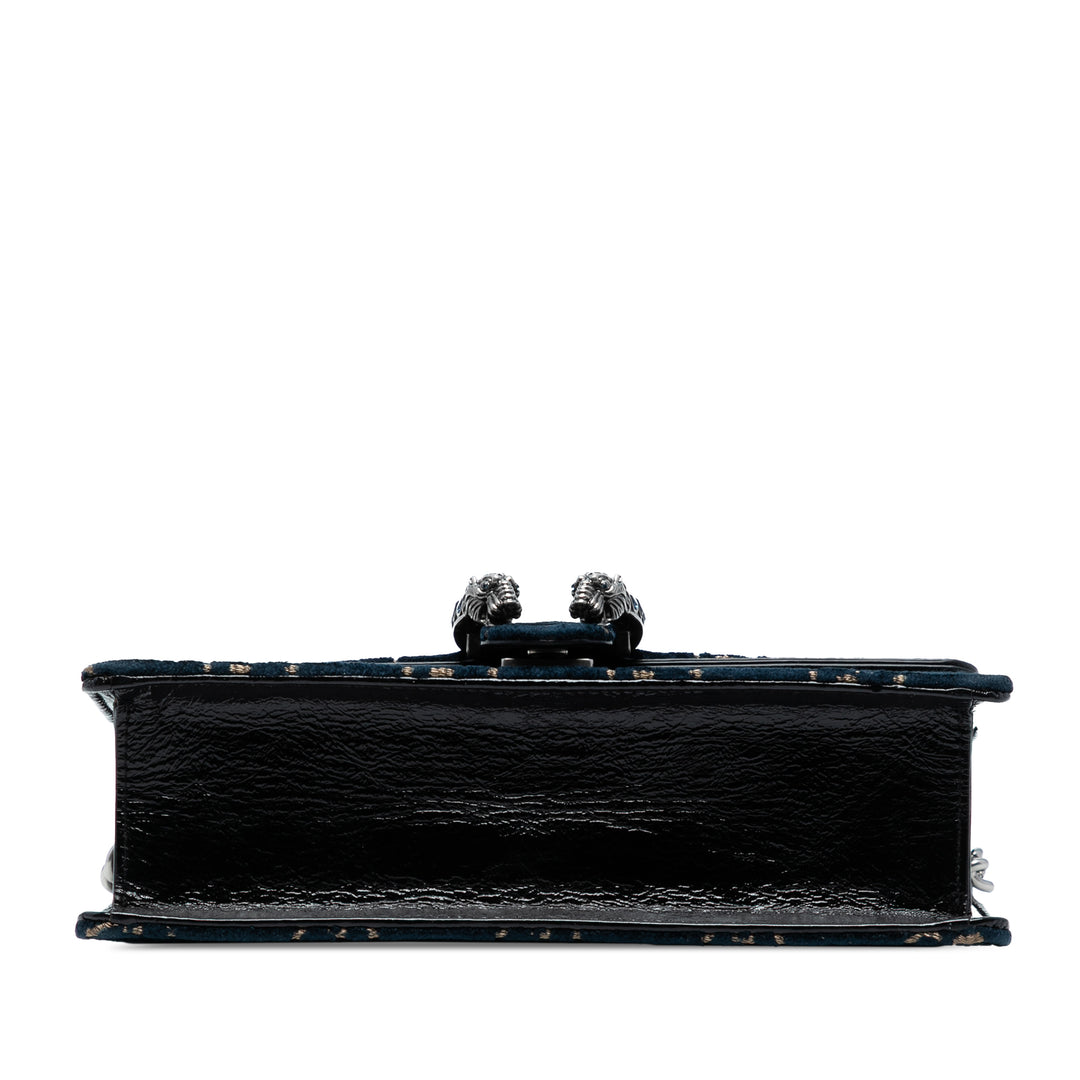 Gucci Medium GG Velours Dionysus Sac porté croisé Bleu – GABY PARIS Authentique