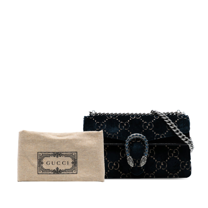 Gucci Medium GG Velours Dionysus Sac porté croisé Bleu – GABY PARIS Authentique