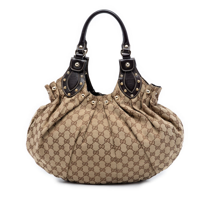 Gucci GG Toile clouté Pelham Hobo Sac