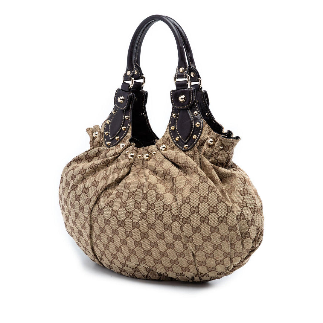 Gucci GG Toile clouté Pelham Hobo Sac