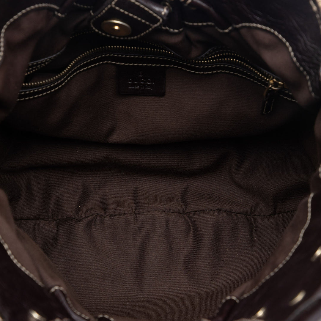 Gucci GG Toile clouté Pelham Hobo Sac