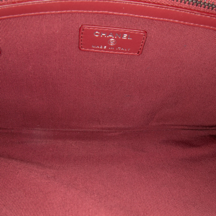 Medium Tweed Gabrielle O Case Clutch Black - Gaby Paris