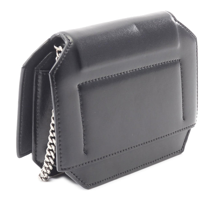Givenchy Mini Smooth Cuir de veau Bow Cut Sac porté croisé Noir