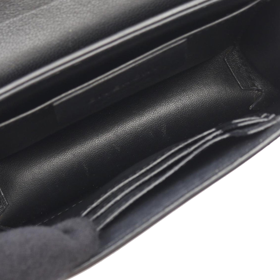 Givenchy Mini Smooth Cuir de veau Bow Cut Sac porté croisé Noir
