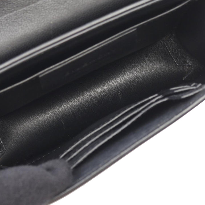Givenchy Mini Smooth Cuir de veau Bow Cut Sac porté croisé Noir
